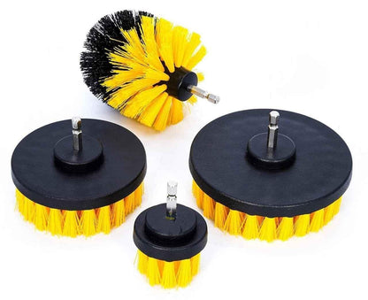 Drill Scruber Brush Cleaning Kit 4 Pcs